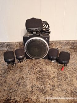 Logitech Z-640 5.1 Surround Sound System.