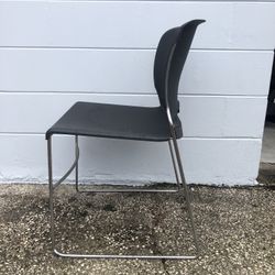 Black Chair plastic And Metal
