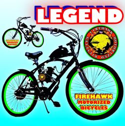 NEW FULLY MOTORIZED BIKE $399.99 100 mpg 30+ mph keep it under 20 mph Wear helmet use lights Pedal start Pedal or moto