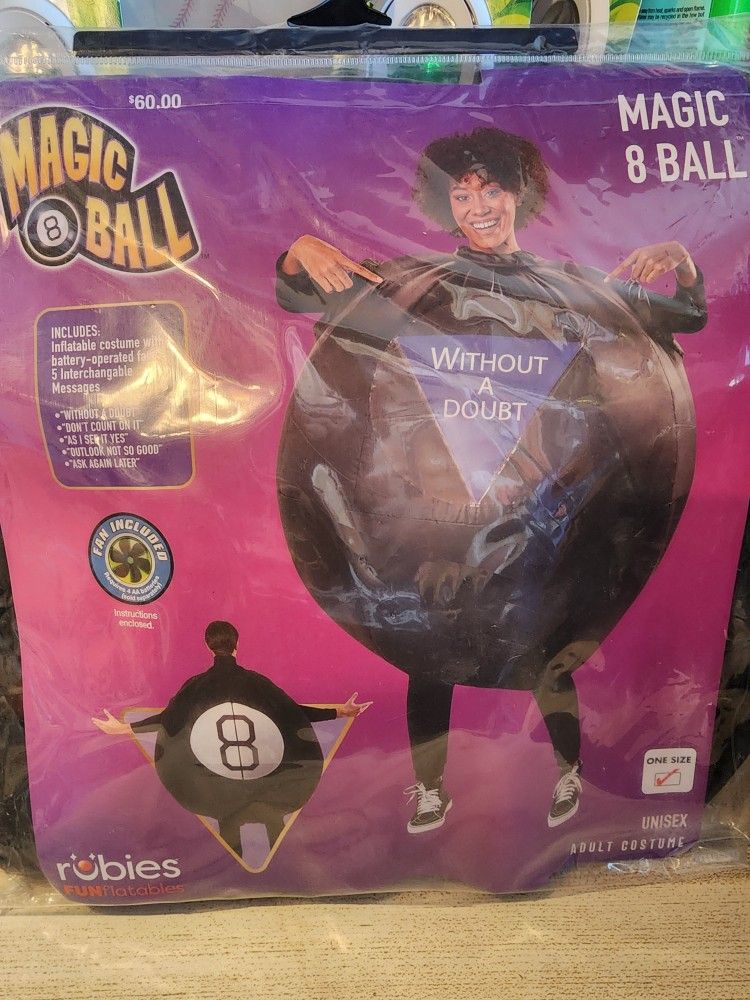 Adult Magic 8 Ball Halloween Costume π