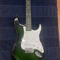 Green fade Stratocaster