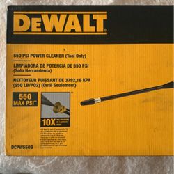 Dewalt 550psi Power Cleaner (tool Only )