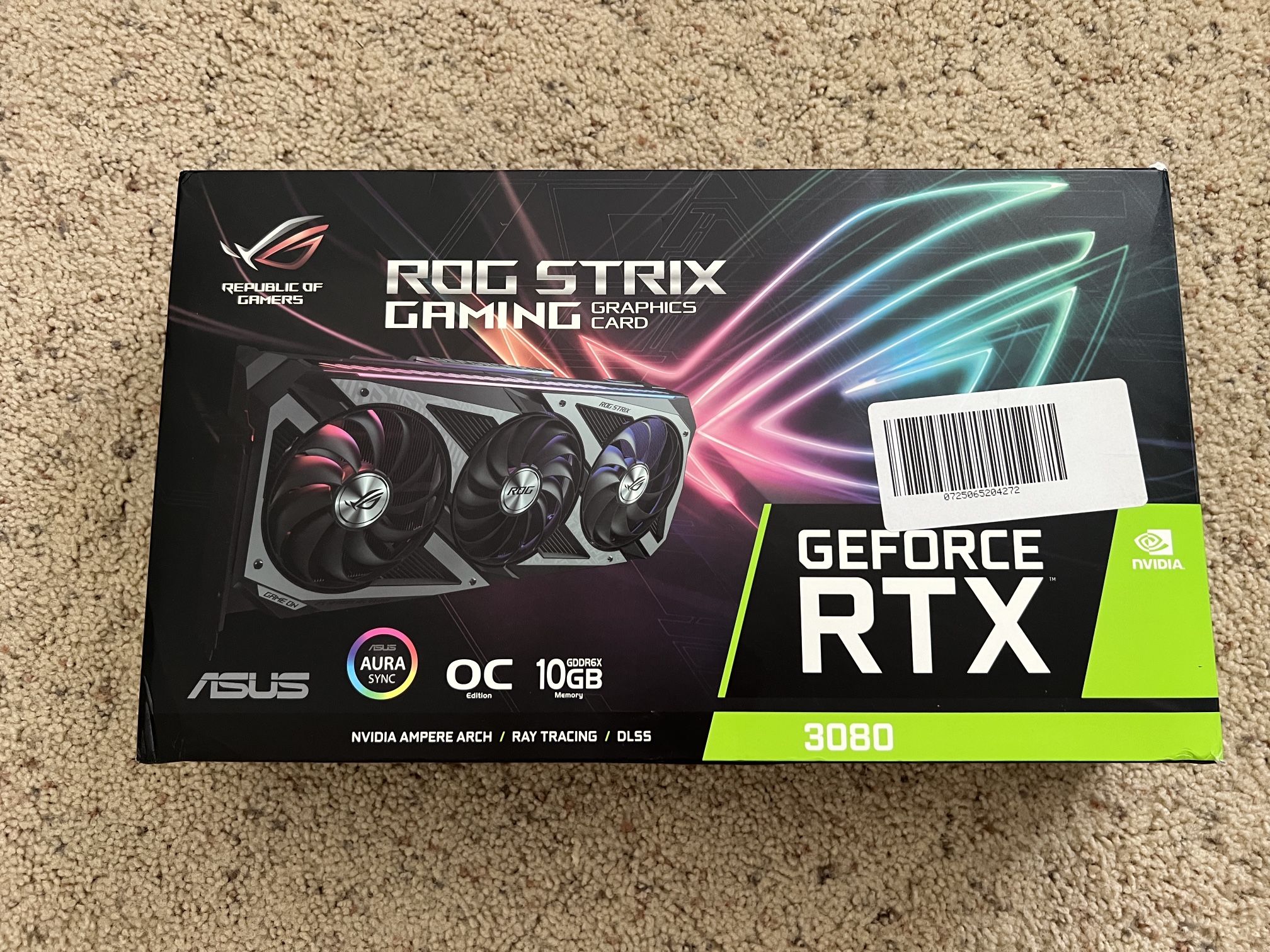 ROG Strix RTX 3080 OC Graphics Card 