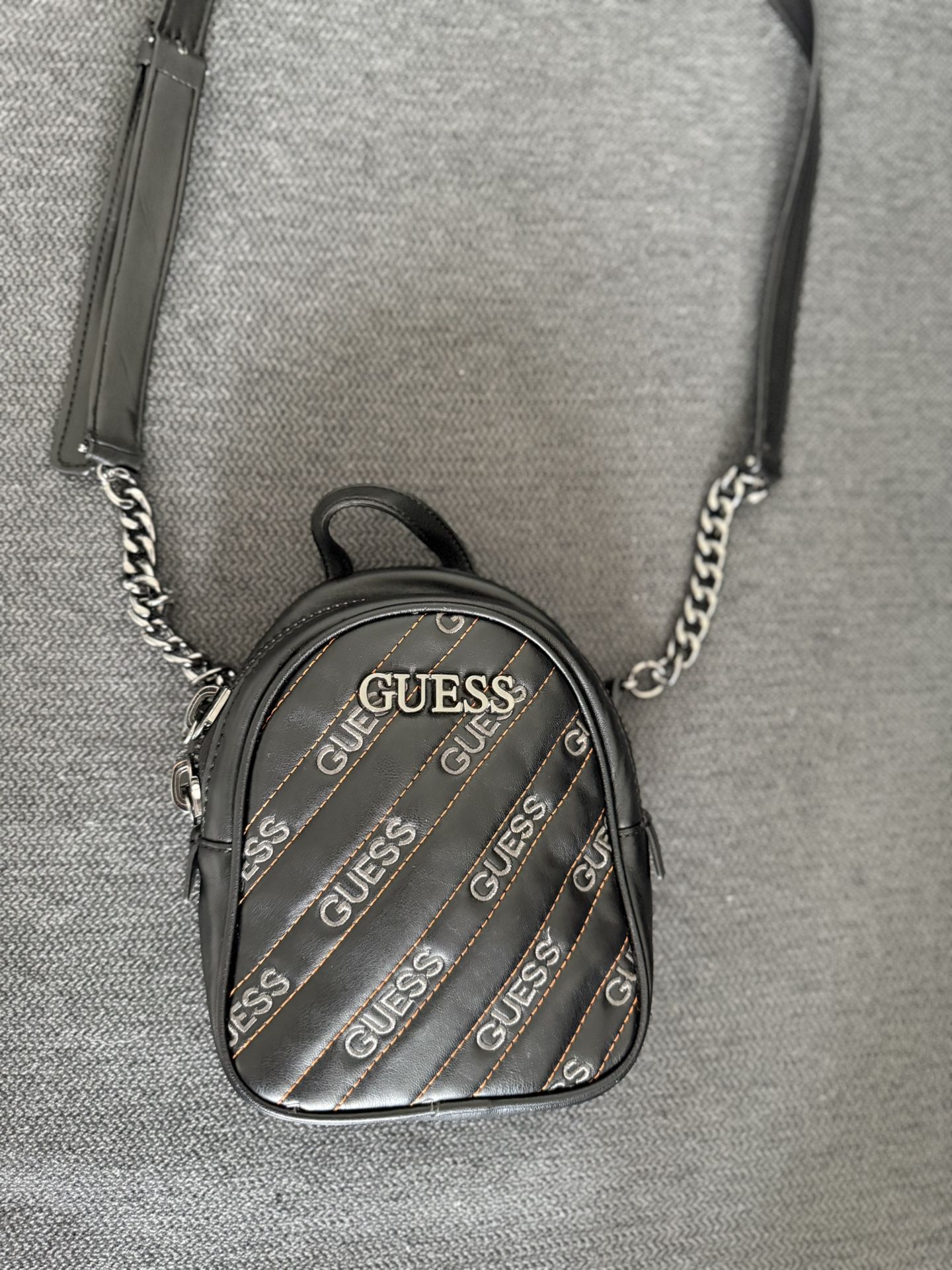 Guess Leather Mini Backpack