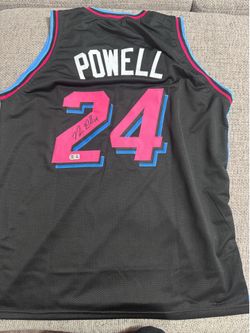 Norman Powell Signed Autograph Custom Jersey - Beckett Coa - Miami Heat