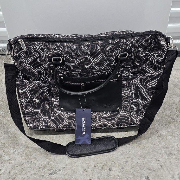Calpak 21" Zanny Rolling Laptop Bag Carry On Travel Suitcase