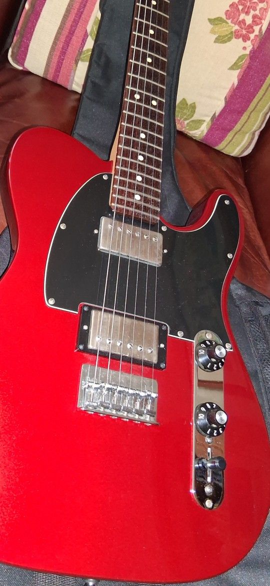 Fender Candy Apple Red Telecaster, Nice & All Original, Performing Awesome Sounds + With Fender Gig Bag; Trade Ur Stratocaster.