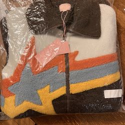 Authentic BAPE BAPY Fleece Coat – Star Logo – Women Medium – New w/ Tags