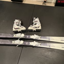 Kids Downhill Skis And Boots