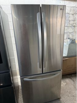 LG 33 inch stainless steel refrigerator