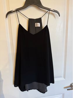 Express Black Spaghetti-Strap Cami Tank Top, Medium