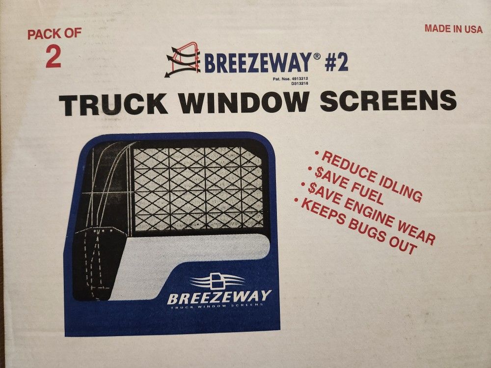 Breezeway screens #2 full sized truck window screen