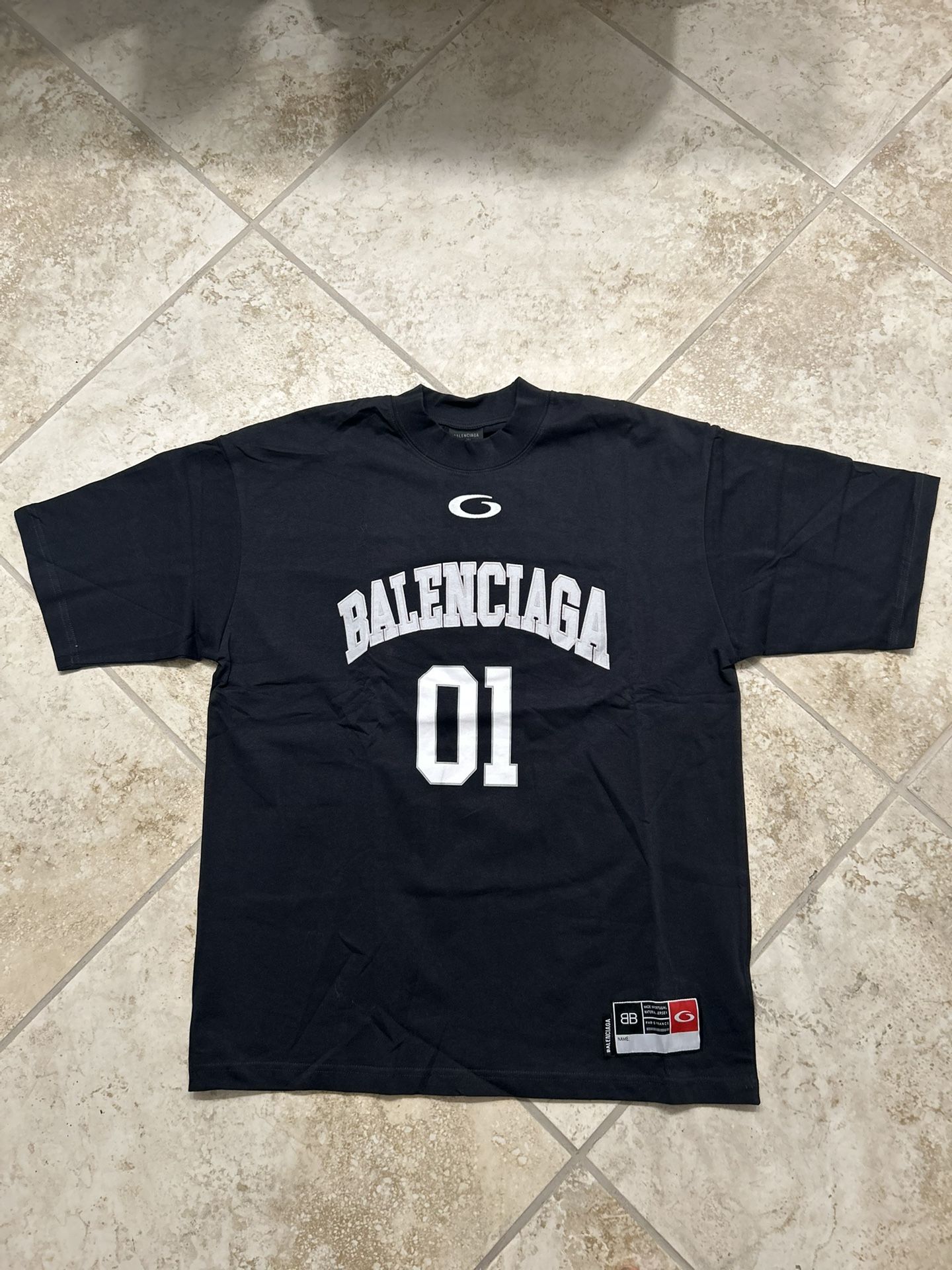 Balenciaga Oversized Basketball Jersey Size L