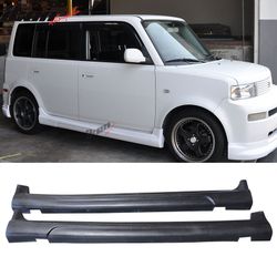 Fits 2003-2007 Scion xB Wagon K-Style Side Skirts Extension Rocker Panel Pair PU