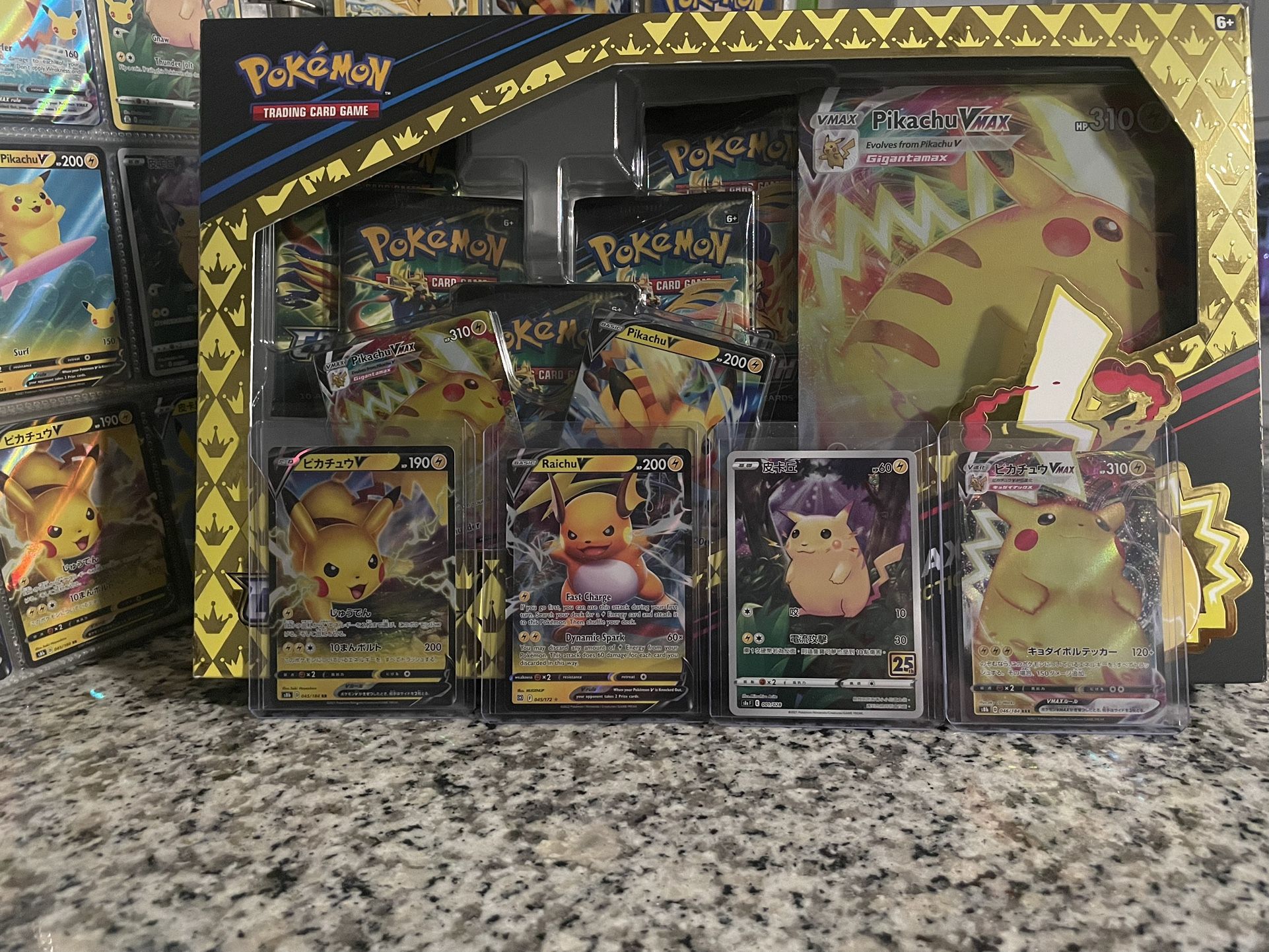 Unopened Crown Zenith Pikachu Vmax Box