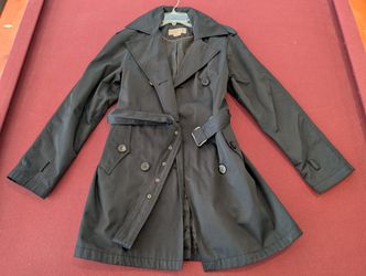 Black Michael Kors Rain Jacket - Small