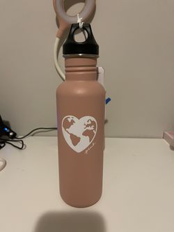 PINK klean Kanteen Metal Water Bottle