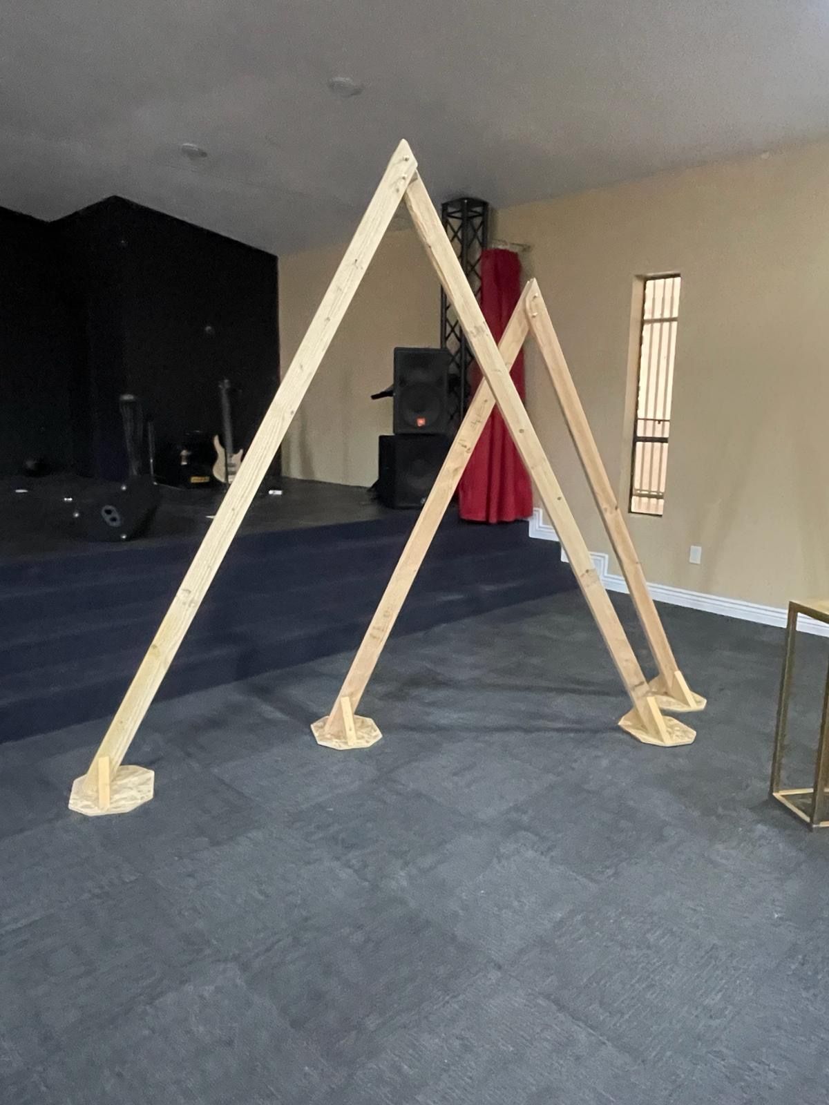 Wedding Triangle Decor 