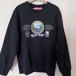 Supreme Mountain Crewneck Sweatshirt LARGE