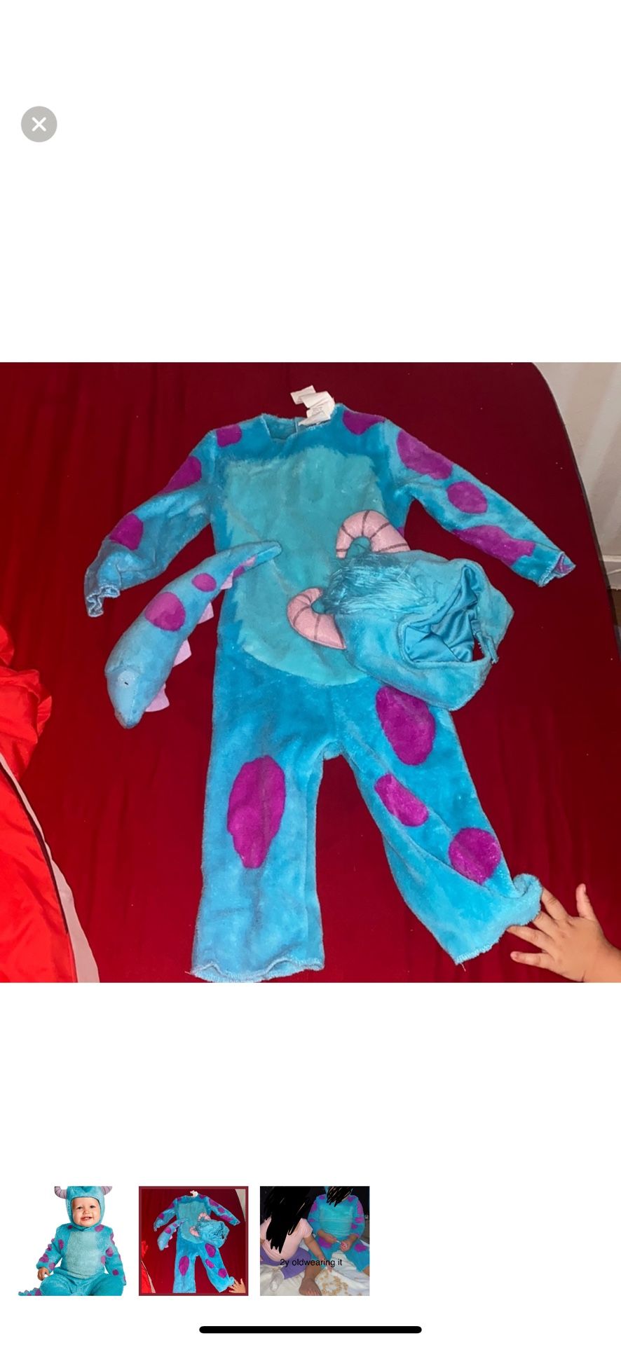 Sullivan toddler costume 