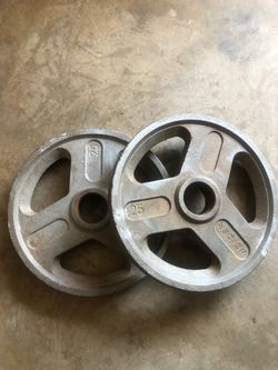 Olympic weights 25lbs