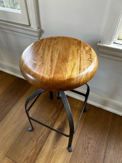 World Market Adjustable Swivel Stool