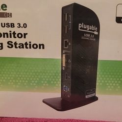 SuperSpeed USB 3.0 Dual Monitor Docking Station