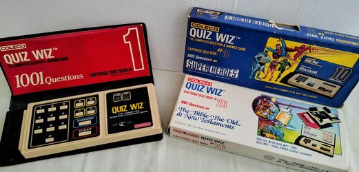 Coleco Quiz Wiz Learning Game for Children