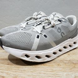 ON CLOUD Men's Cloudclipse Running Shoes (11.5) Gray Alloy/White