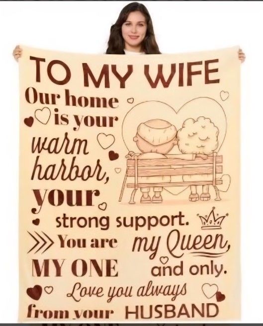 To My Wife Blanket