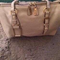 Cream colored tote bag