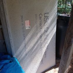 16 Sheets Of 3 F t× 5  Ft Durock Cement board