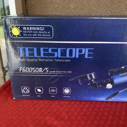 Refractor Telescope 60MM with Tripod New in Box