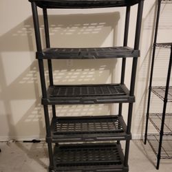 Plastic 5 Shelf Storage Rack