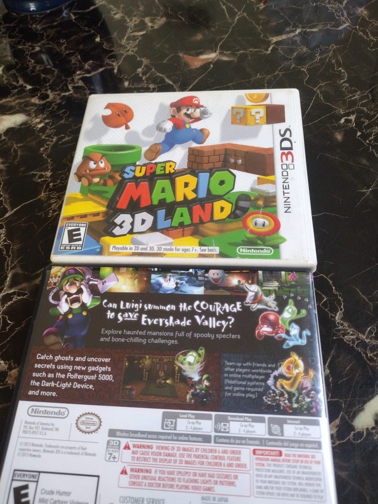 Luigi Mansion And Paper Mario Not Mario Land