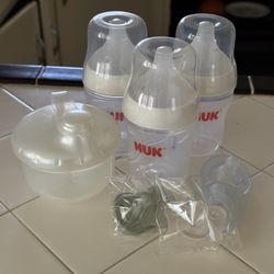 NUK Baby Bottles And Pacifier Bundle