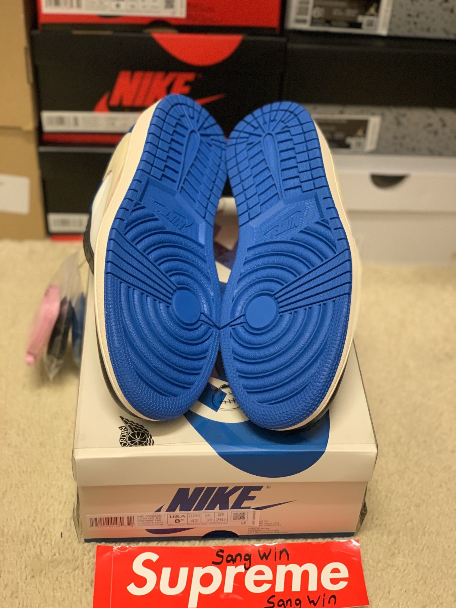 AJ1 Low Fragment X Travis Scott Men’s Size 8.5