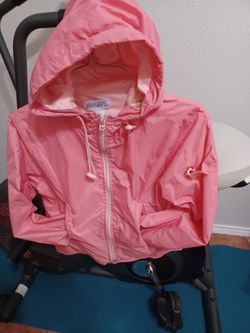 Girl's  Pink Windbreaker