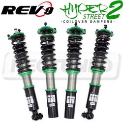 REV9 R9-HS2-028 HYPER-STREET II DAMPER 32-WAY LOWERING COILOVERS KIT STRUT SHOCK SPRING FOR BMW 5-Series Sedan / M5 RWD (E39) 1997-03