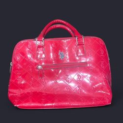 U.S. Polo Assn. Red Patent Tote Bag