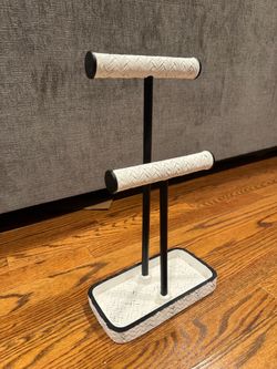 Two-Tier Jewelry Stand with Tray