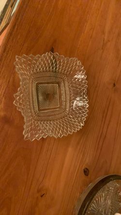 Cut Glass Dish