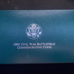 1995 Civil War Battlefield Commemorative Coins