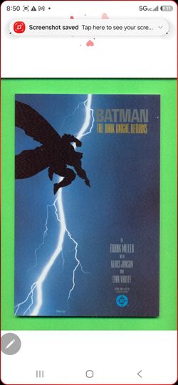 Batman Dark Knight Returns 1986 1rst Print OOP Frank Miller Alan Moore Graphic
