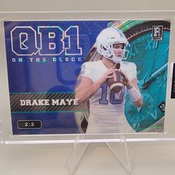 2024 Wildcard Drake Maye 2/2 Rookie Card