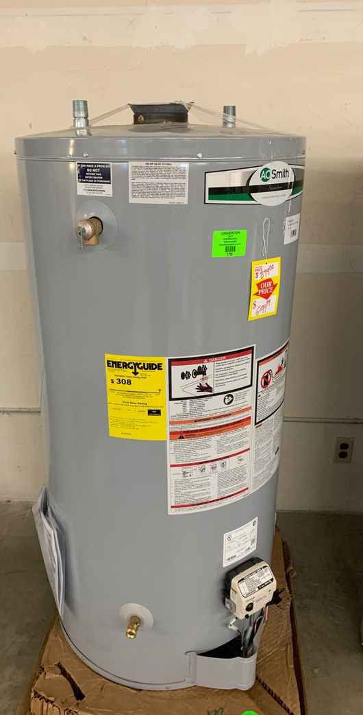 74 gallon AO Smith water heater with warranty SW0WC