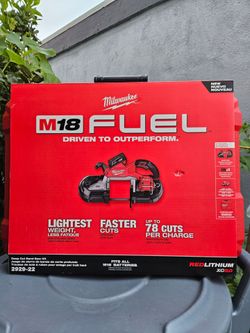 NUEVO MILWAUKEE M18 FUEL BAND SAW COMBO KIT