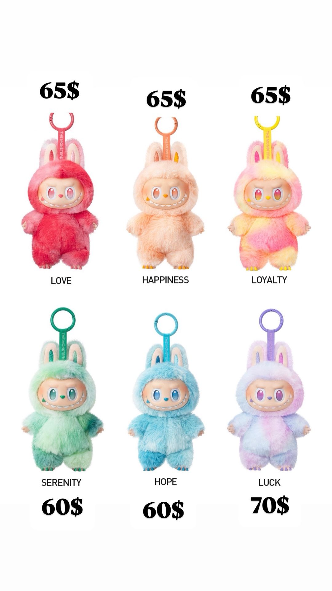 Big Into Energy Labubus AUTHENTIC version 3