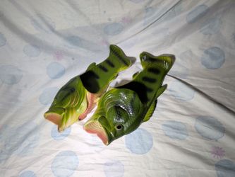 Fish flip flops unisex size 8.5