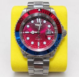 Invicta Pro Diver Watch Red Blue Bezel
